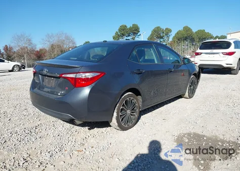 2016 Toyota Corolla S Plus из США, поврежденный, VIN 2T1BURHE4GC533924